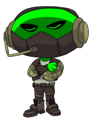 little green dude