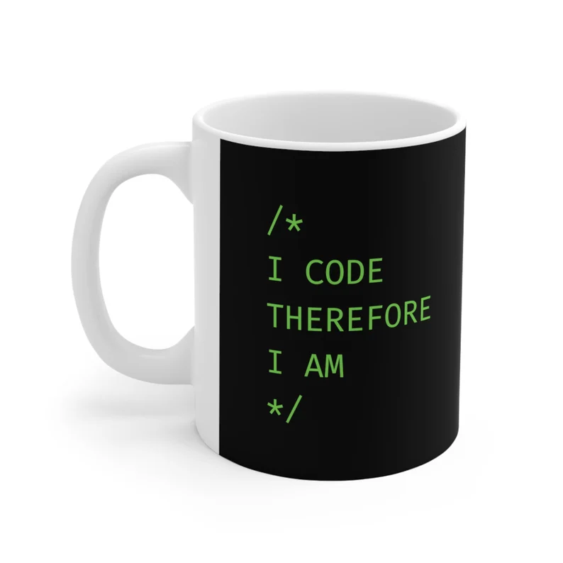 I Code Therefore I Am Mug